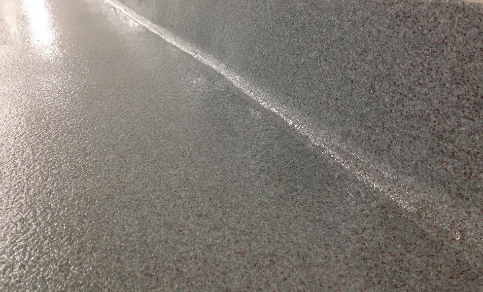 flakes epoxy indoor